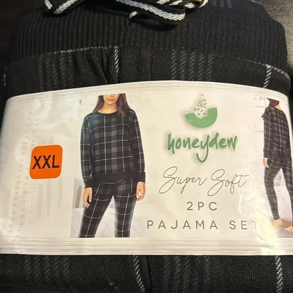 Honeydew Super Soft 2 Piece Pajama Set plaid - Picture 4 of 4